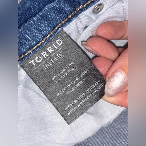 Torrid Perfect Skinny Ankle Vintage Stretch Jeans Size 24XT - Picture 4 of 11
